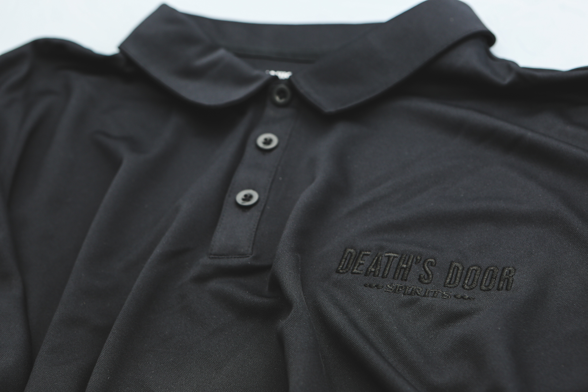 Custom Embroidered Polo Shirt for Death's Door Spirits